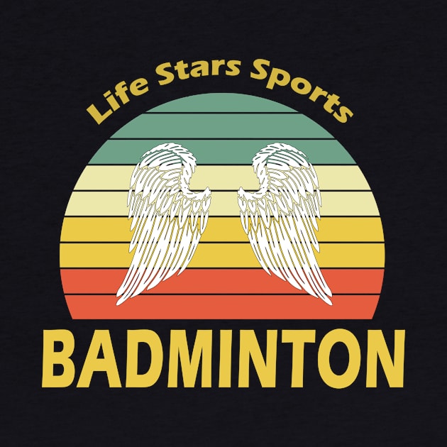 Retro Badminton by Usea Studio